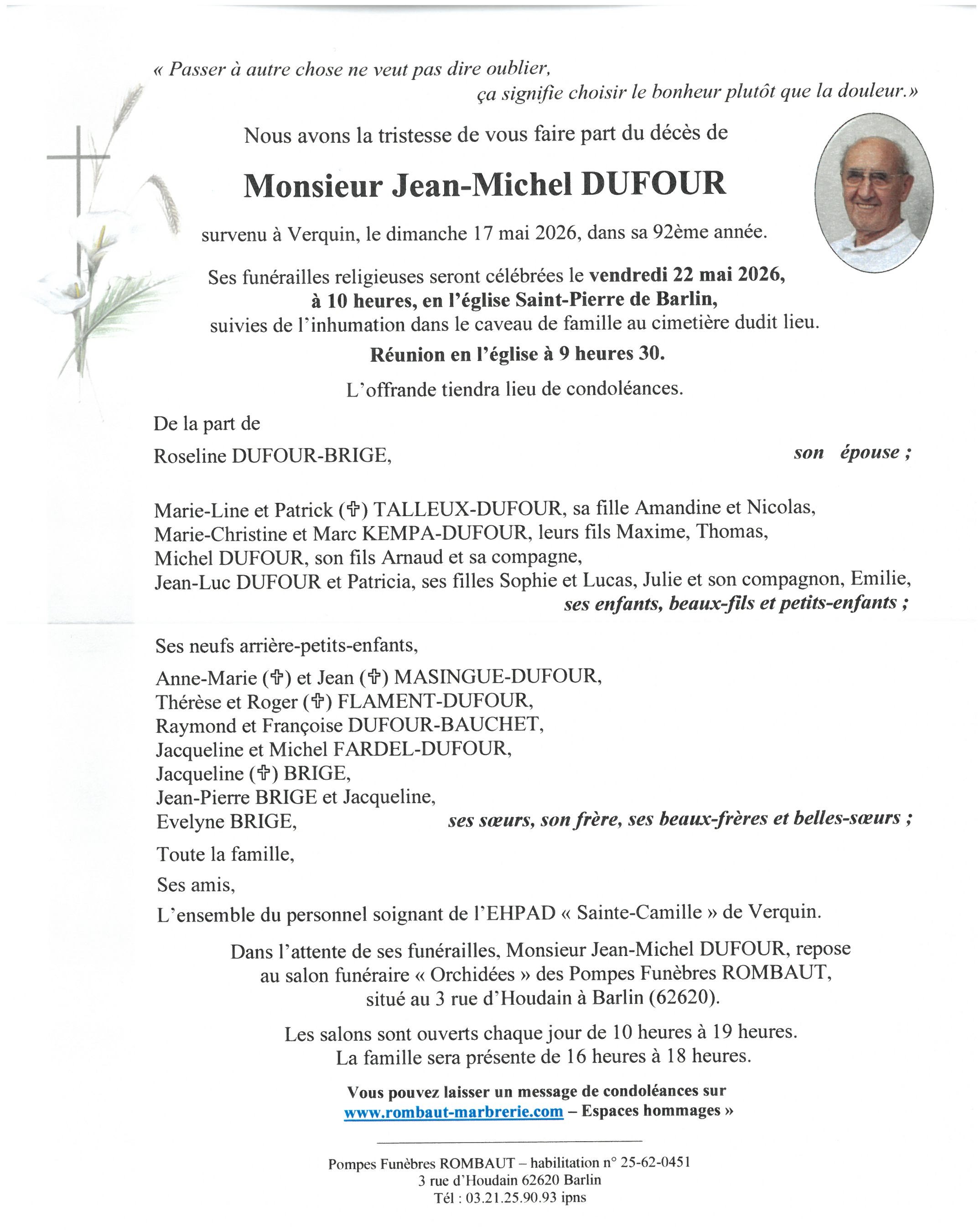Avis de décès