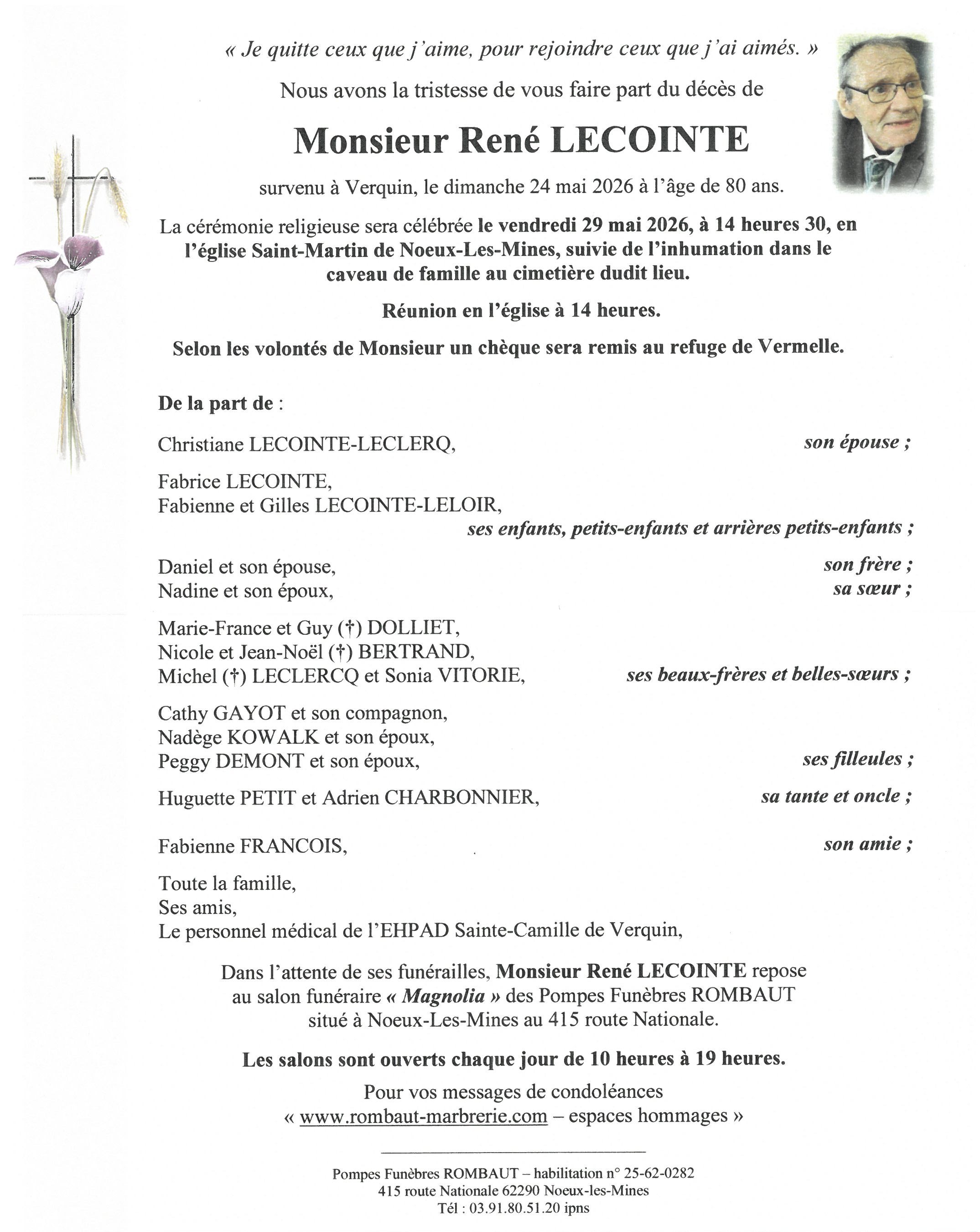 Avis de décès