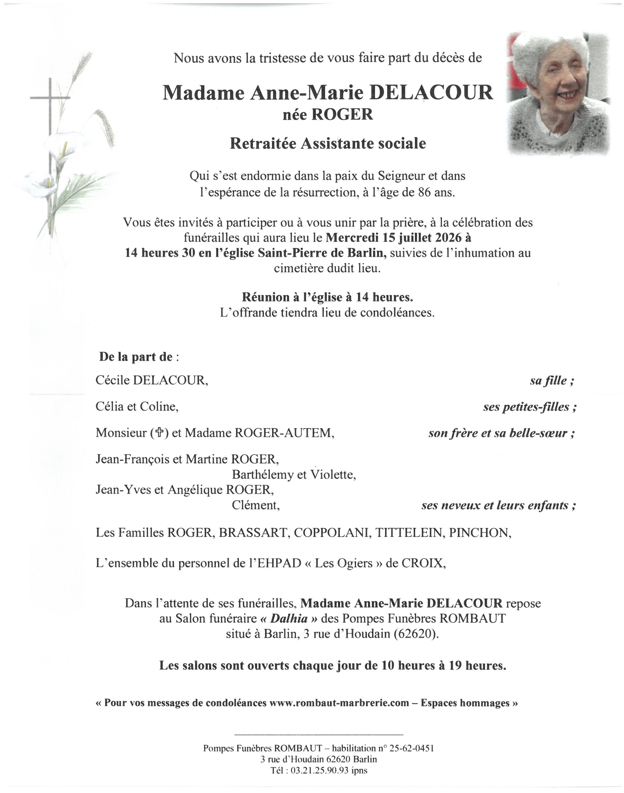 Avis de décès
