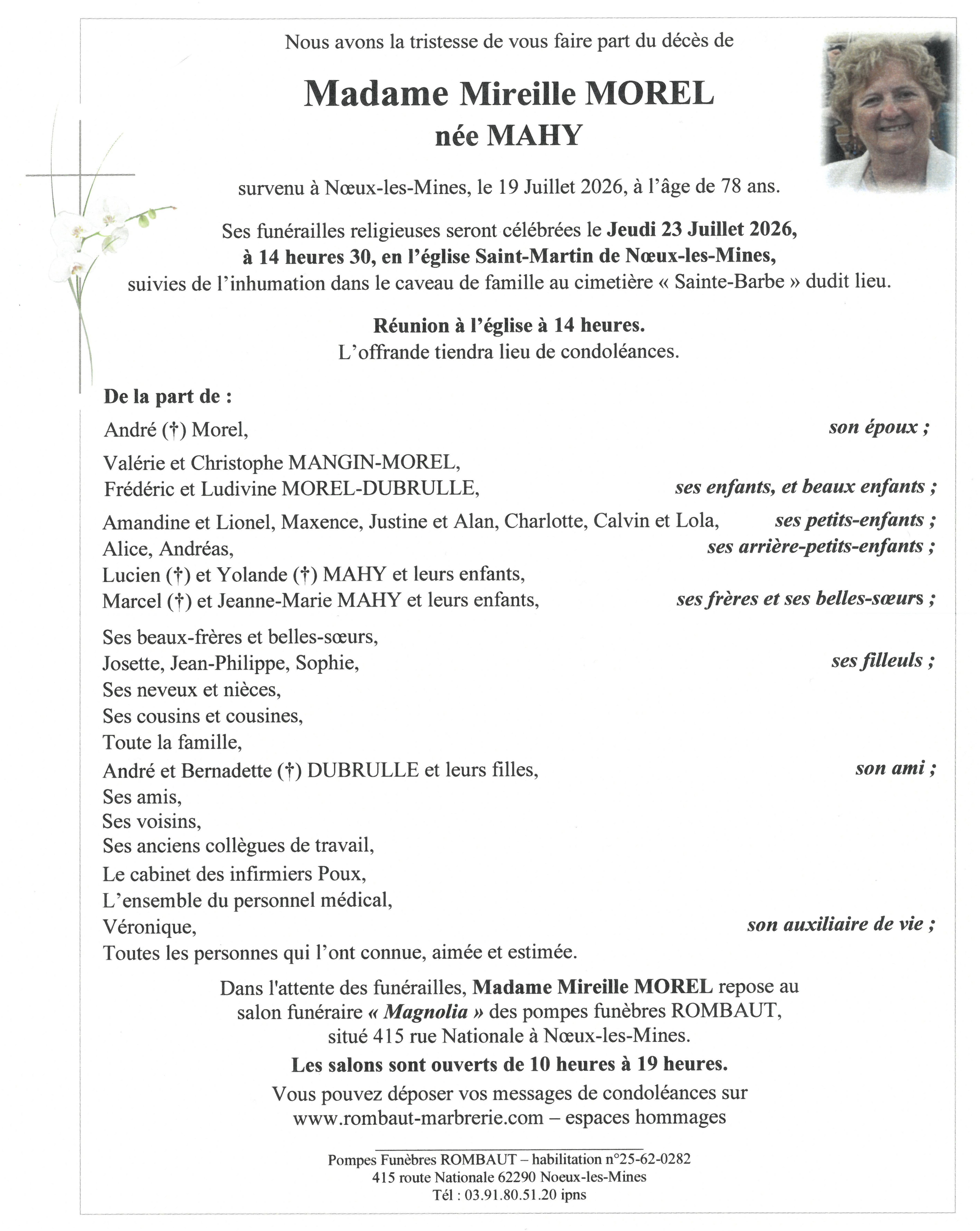 Avis de décès
