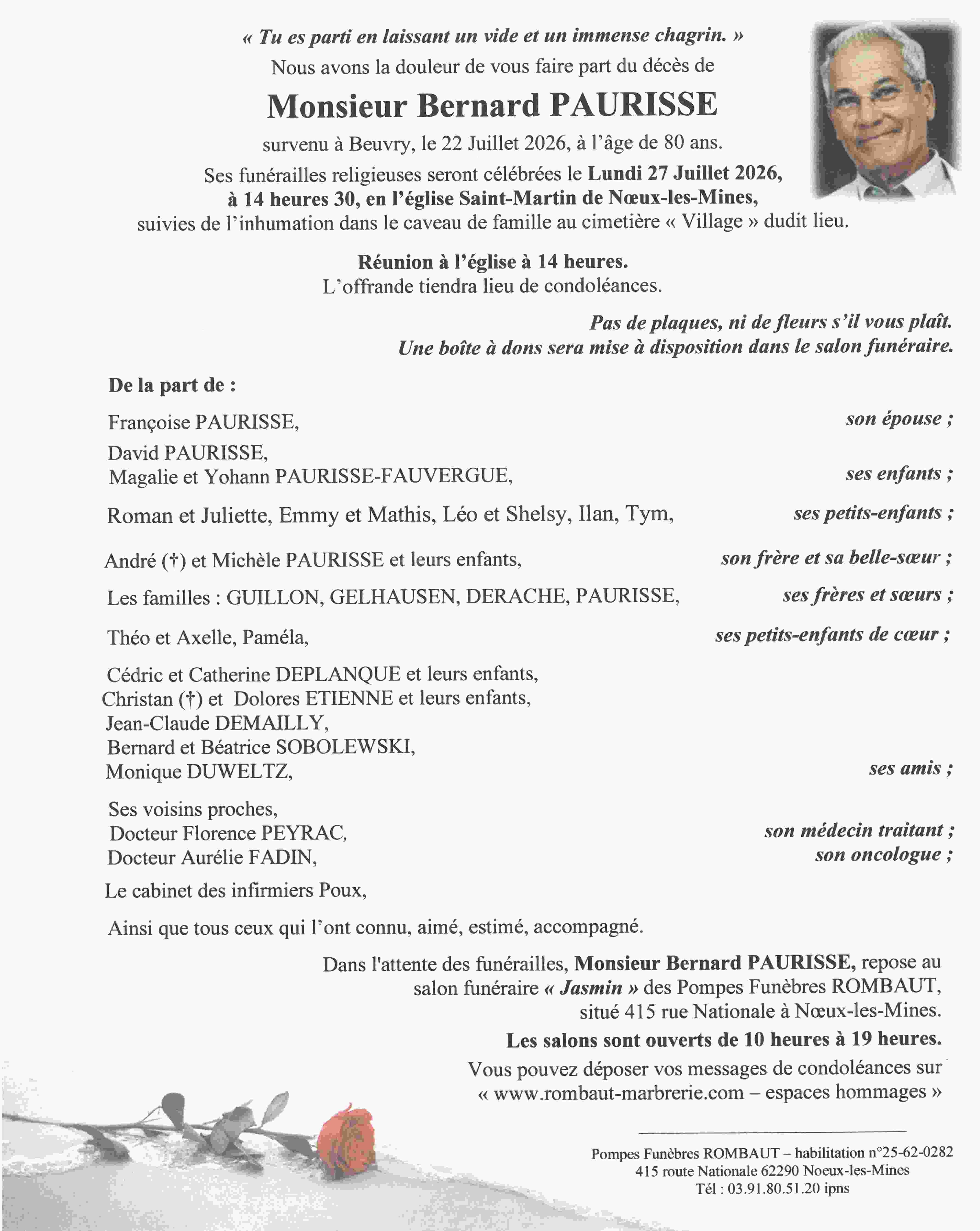 Avis de décès