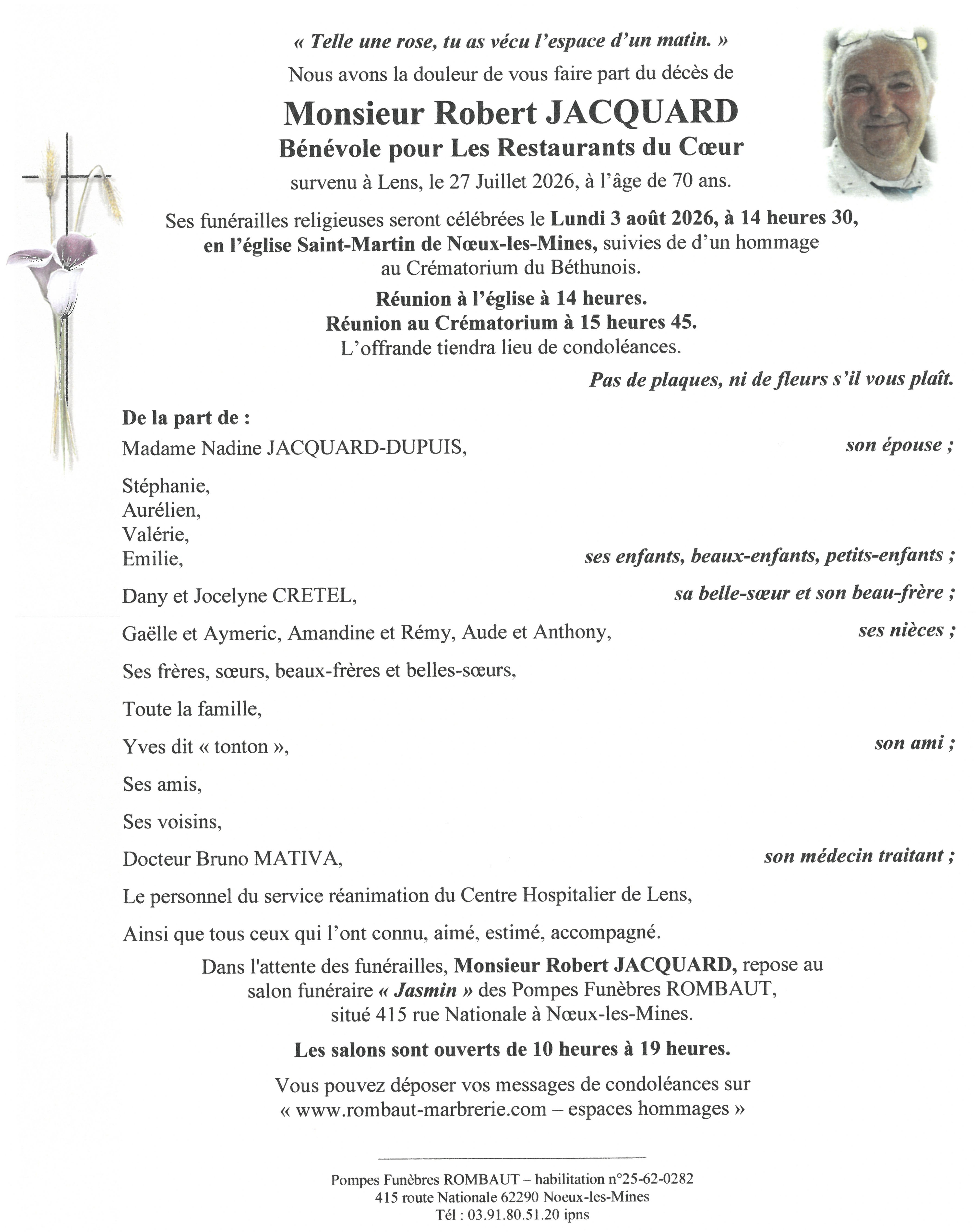 Avis de décès