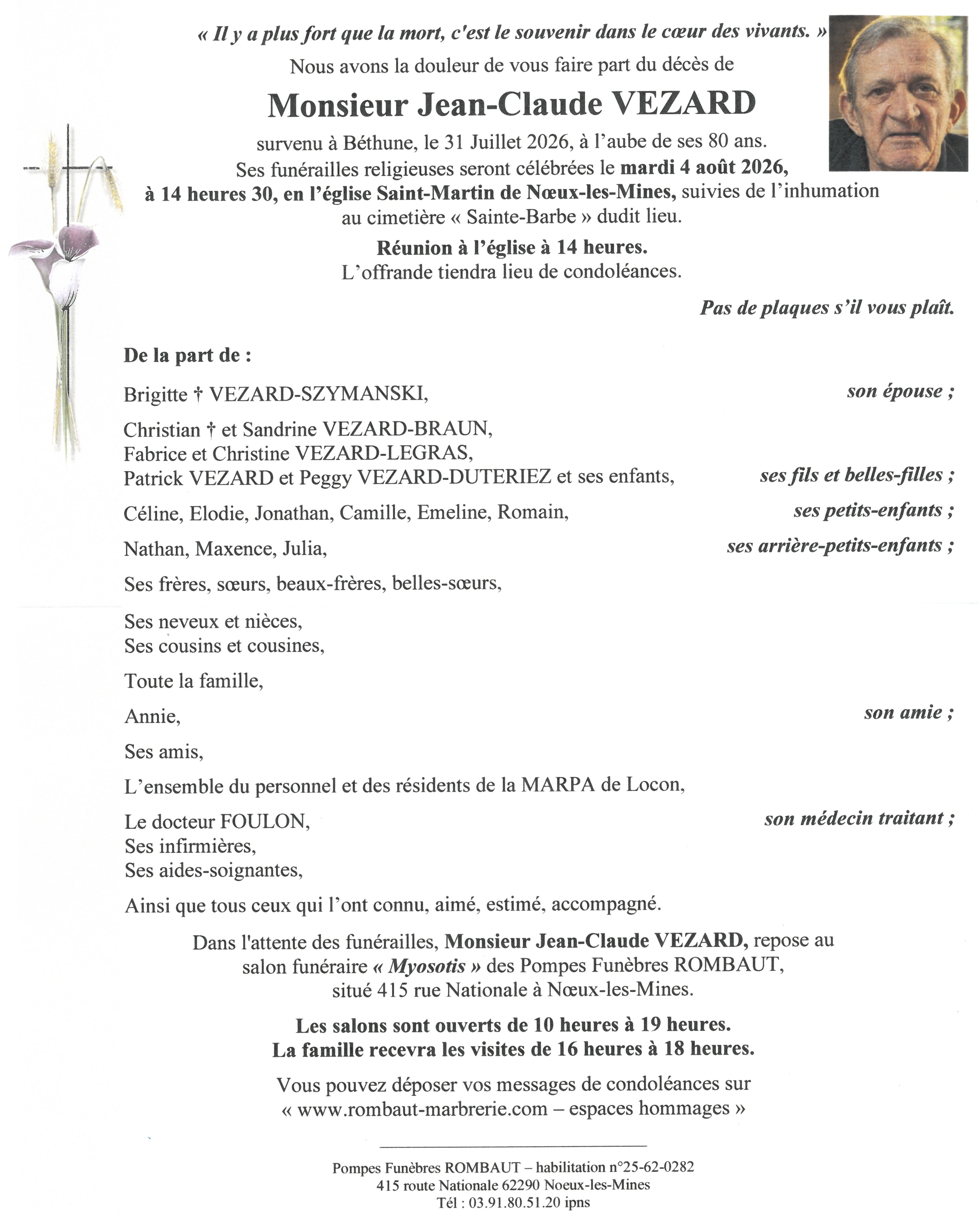 Avis de décès