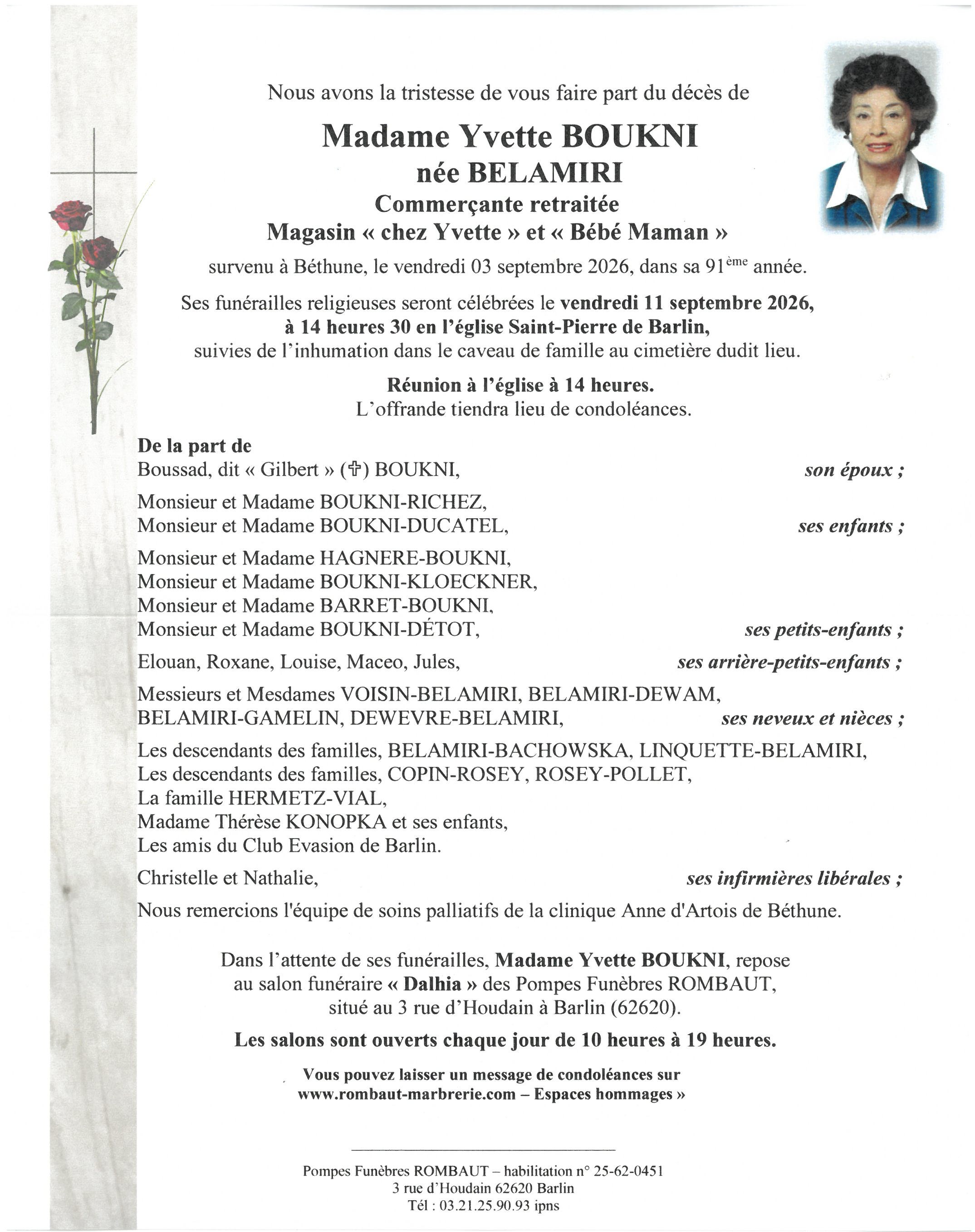 Avis de décès