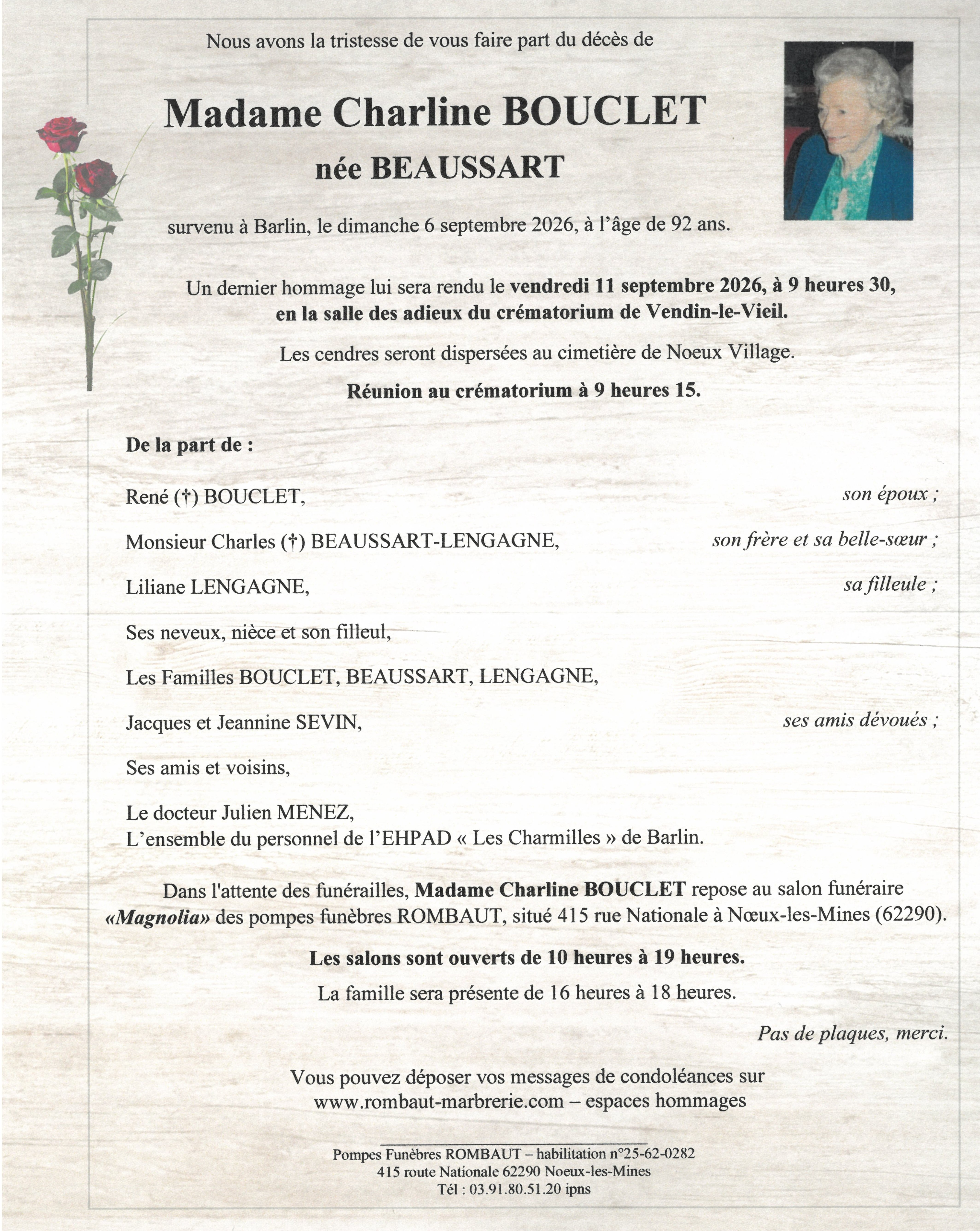 Avis de décès