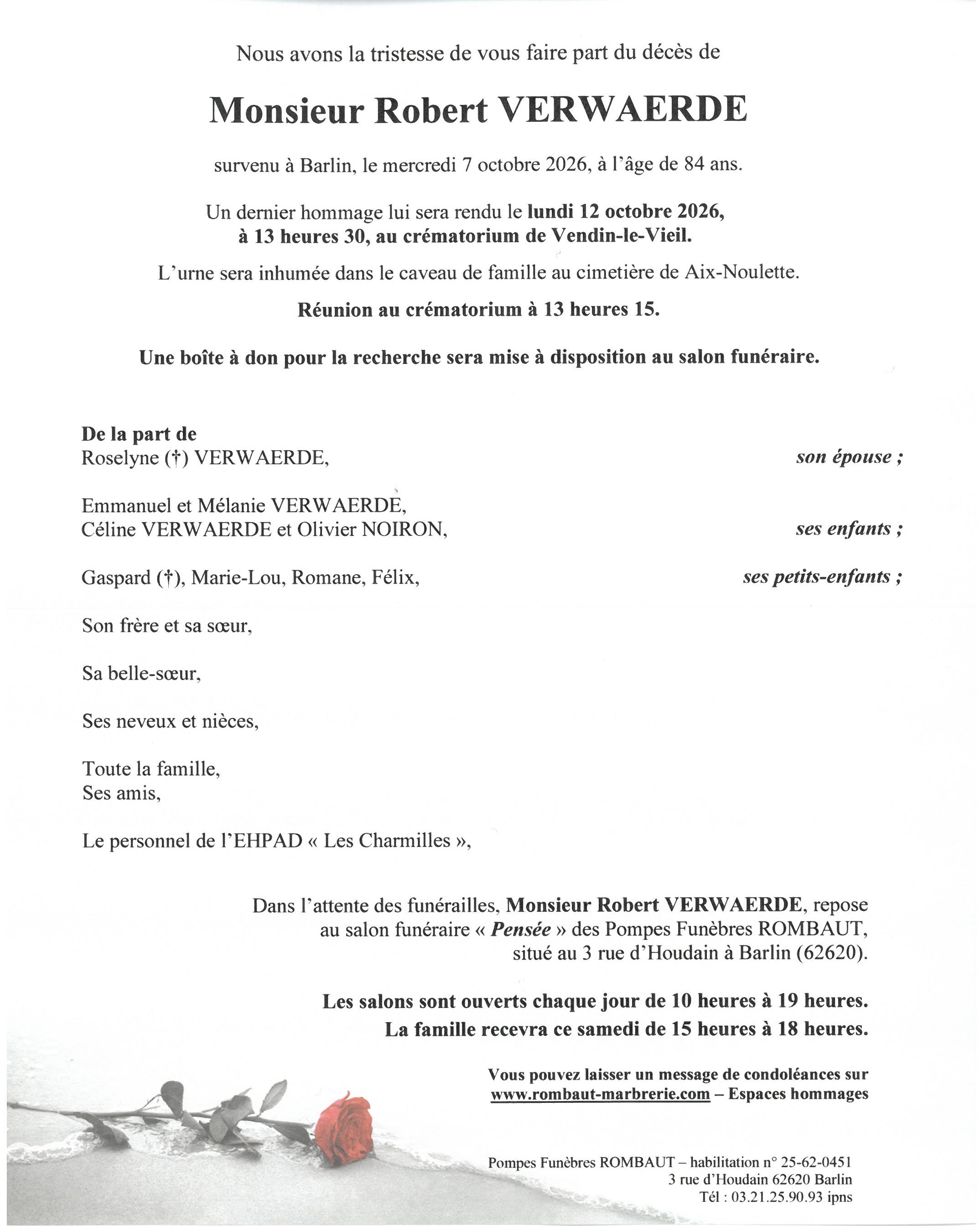 Avis de décès