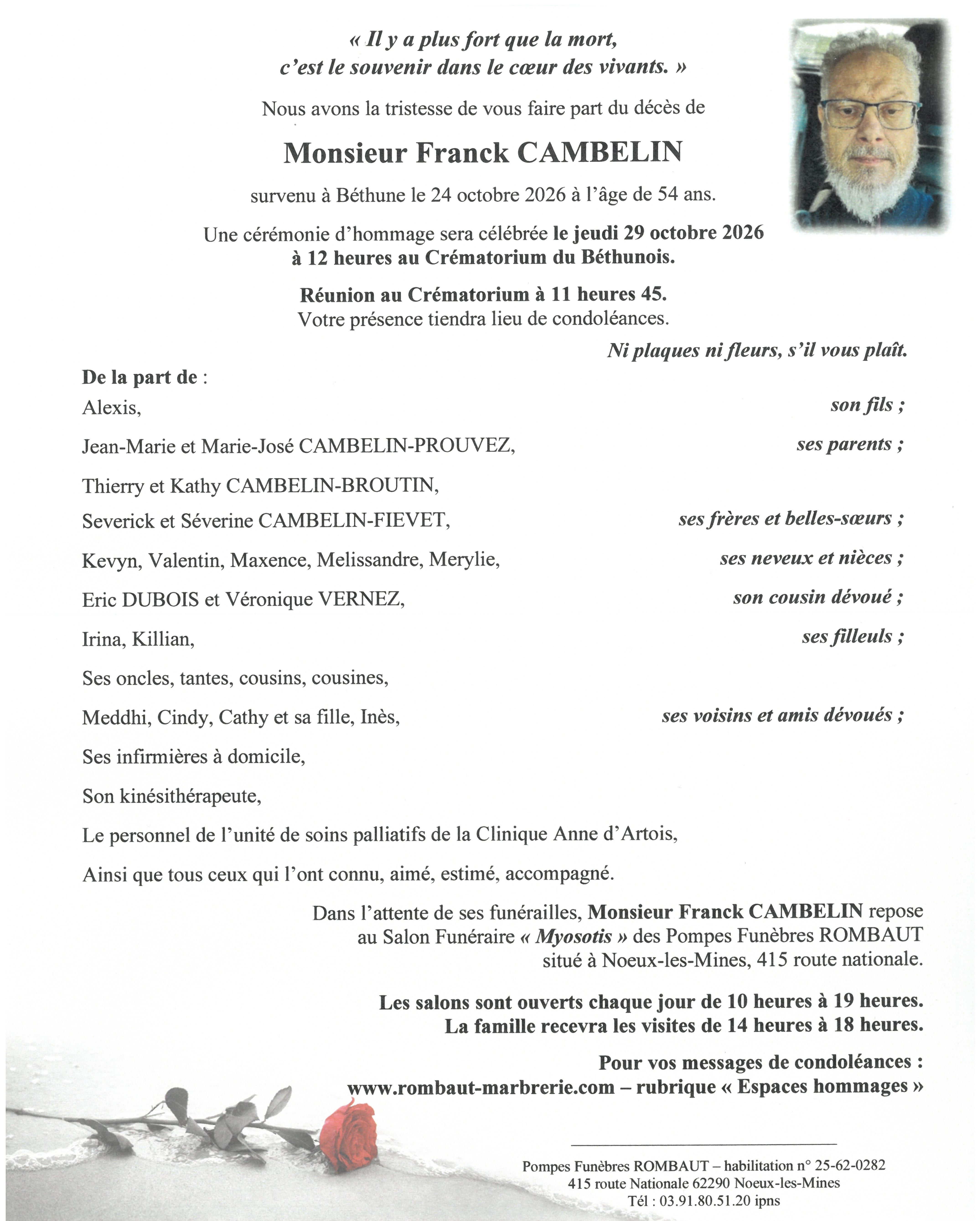 Avis de décès